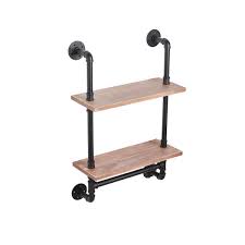 Industrial Pipe Shelving Farmhouse