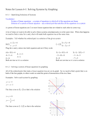 Notes For Lesson 1 6 Order Of Operations