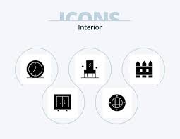 Interior Glyph Icon Pack 5 Icon Design
