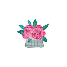 Fl Icon Gift Flower In Basket