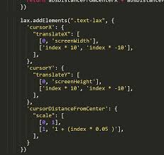 lax js into a custom code block