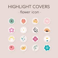 Icon Set Of Instagram Highlight Cover