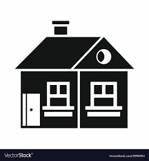 Large Single Y House Icon Simple
