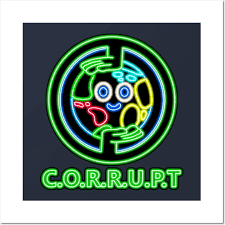 Corrupt Logo Neon Sign From The Amazing