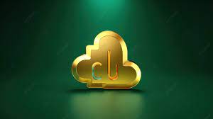 Cloud Icon Fortuna Gold Symbol