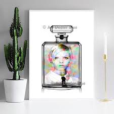 Wall Art Twiggy Perfume Fashion