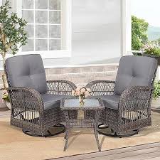 Wicker Patio Bistro Set