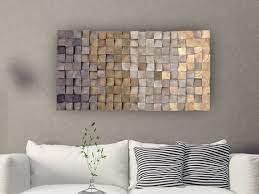 Wooden Mosaic Wall Decor Texture Wood