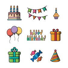 Birthday Icon Collection 10486221