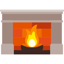 Fireplace Revicon Flat Icon