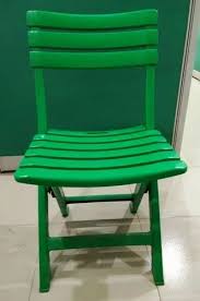 Green Plastic Foldable Chair