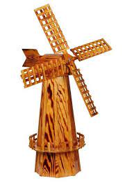 Large Wooden Windmill By Dutchcrafters