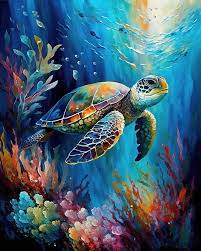 Printable Wall Art Sea Turtle Art
