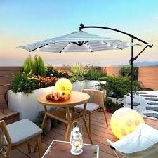 10ft Outdoor Patio Umbrella Solar Led