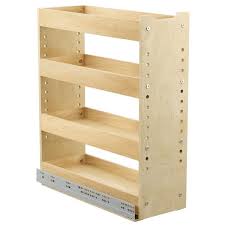 Wood Pull Out Organizer Rack