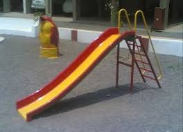 Plastic Kids Slide Swings And Toys