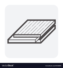 Wood Floor Icon Royalty Free Vector