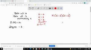Solved Find A Polynomial Function F X
