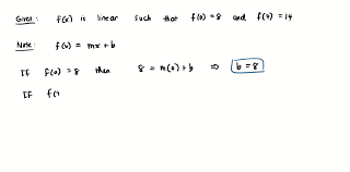 Solved 1 What Linear Function Y Has