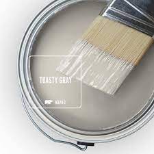 Behr 6 1 2 In X 6 1 2 In N320 2 Toasty Gray Matte Interior L And Stick Paint Color Sample Swatch
