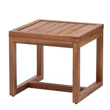 Davenport Wood Outdoor Side Table Dl