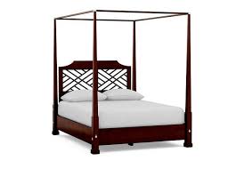 Fretwork Canopy King Size Bed Ethan