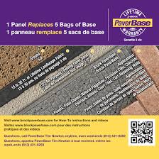 Black Polypropylen Paver Base Panel