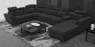 Buy Impero Fabric Corner Sofa In