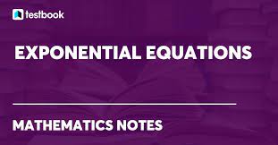 Exponential Equation Formula