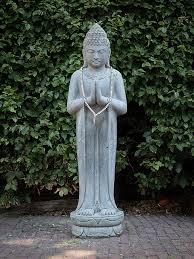 Andesite Stone Buddha Statue From Indonesia