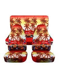 Hawaiian Print Car Seat Covers Semi
