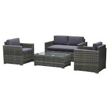 Outsunny Outdoor Patio Rattan Wicker