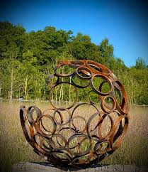 Exterior Rustic Garden Moon Circle