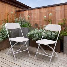 Jaxpety Folding Plastic Patio Outdoor