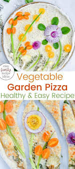 Spring Vegetable Garden Pizza Recipe