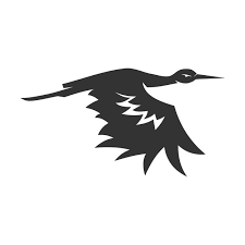 Stork Bird Logo Template Icon