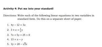 Following Linear Equations