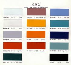 Gmc Truck Gmc Car Paint Colors