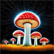 Premium Vector Fantasy Magic Mushroom