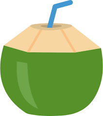 Coconut With Straw Icon Png And Svg