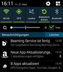 android beaming service was ist das