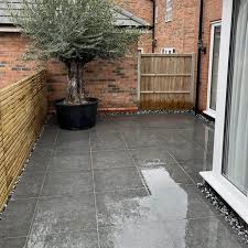 Denver Anthracite Outdoor Slab Tiles