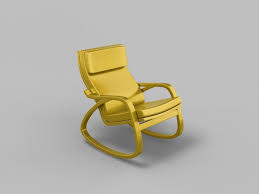 Golden One Color Modern Armchair