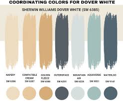 Sherwin Williams Dover White Palette