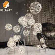 Stainless Steel Dandelion Statue With