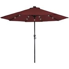 9ft Solar Lighted Outdoor Patio Market