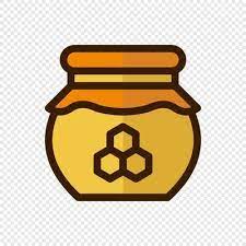 Honey Jar Vector Icon Creative