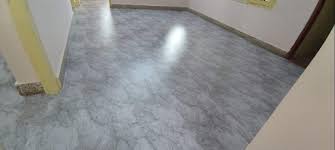 Grey Marble Finish Vinyl Flooring For