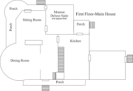 Floor Plan Main House The Glynn House