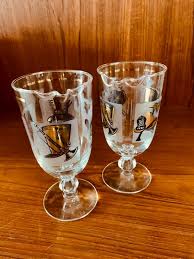Buy Vintage Spouted Bar Glass Set Of 2